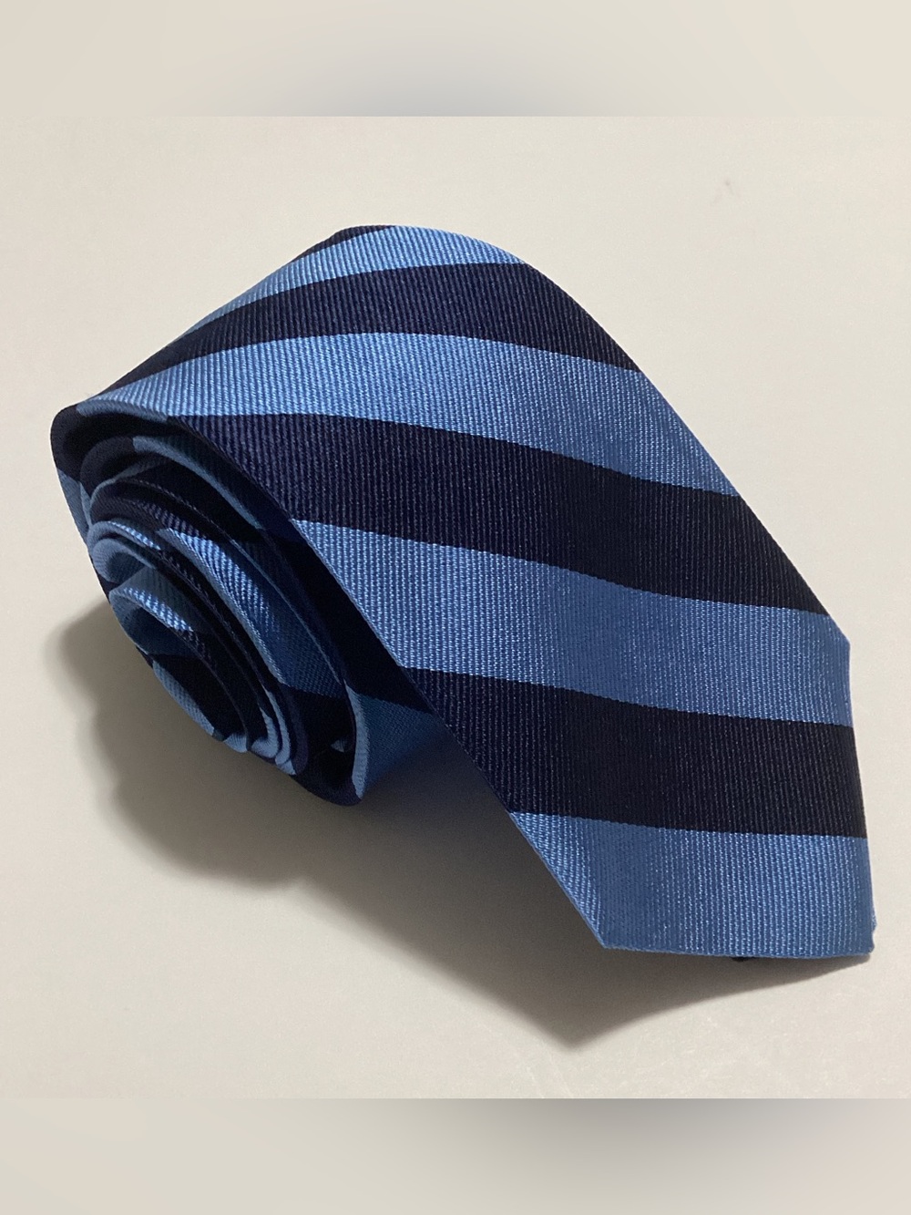 VTG J. Crew English Silk Stripe Preppy Tie